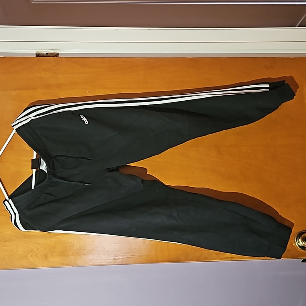 Women's Adidas black jogging pants, size Large